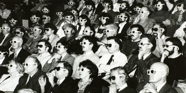 Público no cinema 3D