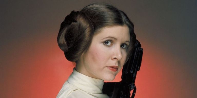 Carrie Fisher como Leia no original Star Wars.