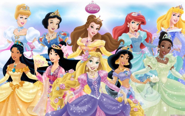 Reunião (parcial) das princesas da Disney