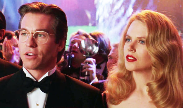 Val Kilmer e Nicole Kidman em Batman Eternamente