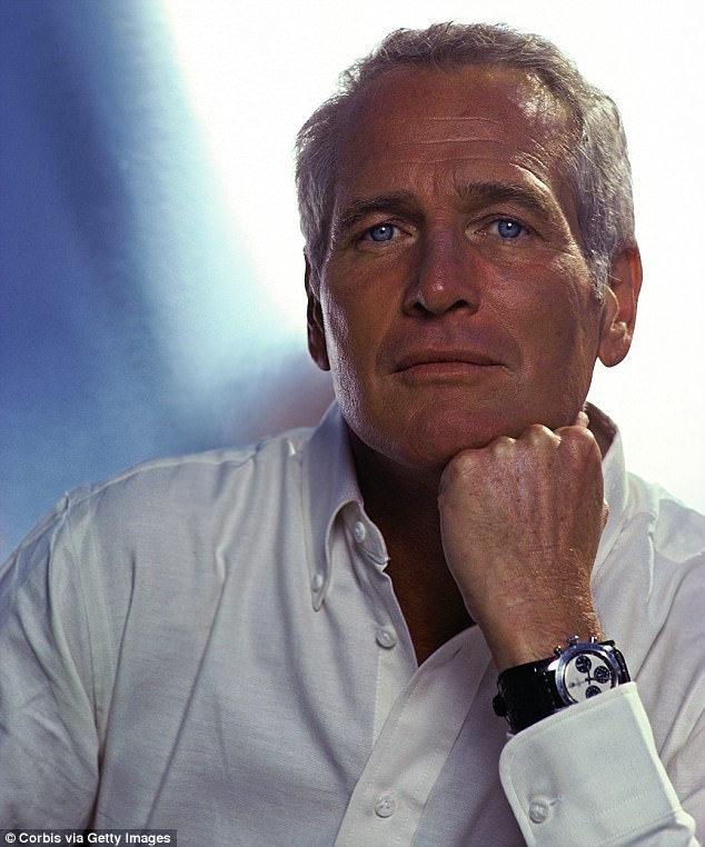 Paul Newman com o rolex leiloado
