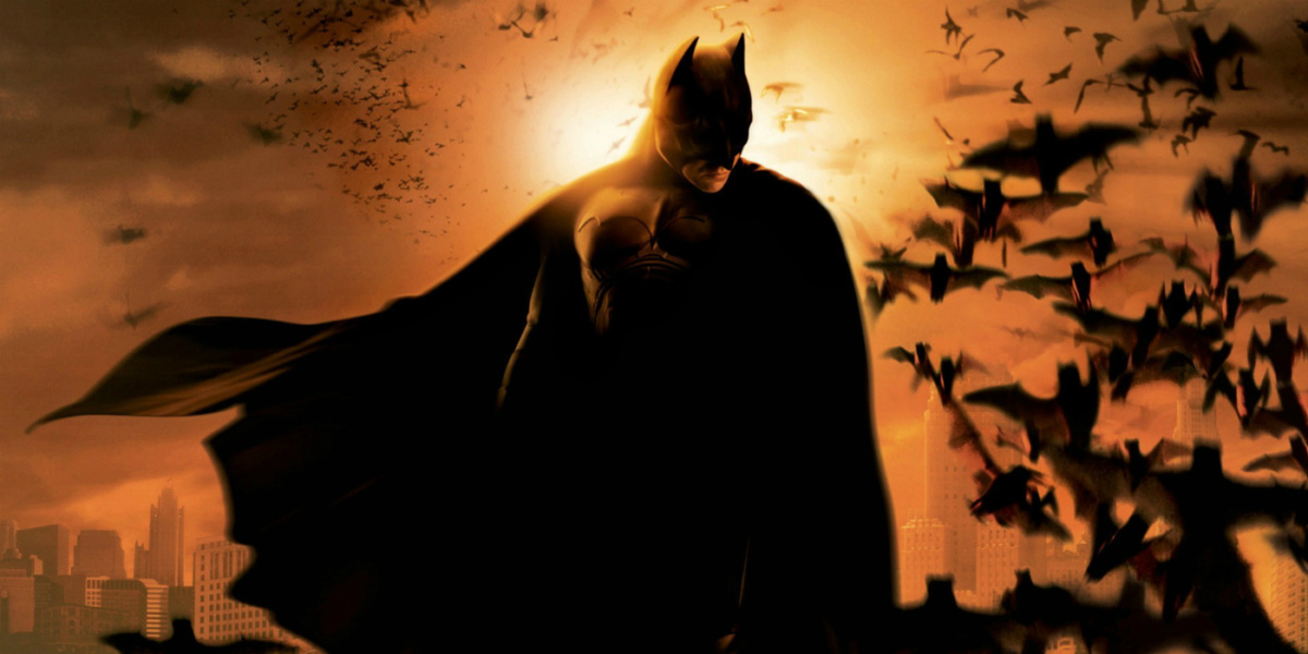 Christian Bale como Batman na trilogia Nolan.