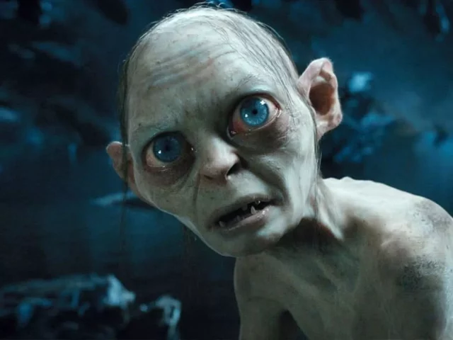 Gollum é interpretado por Andy Serkis.