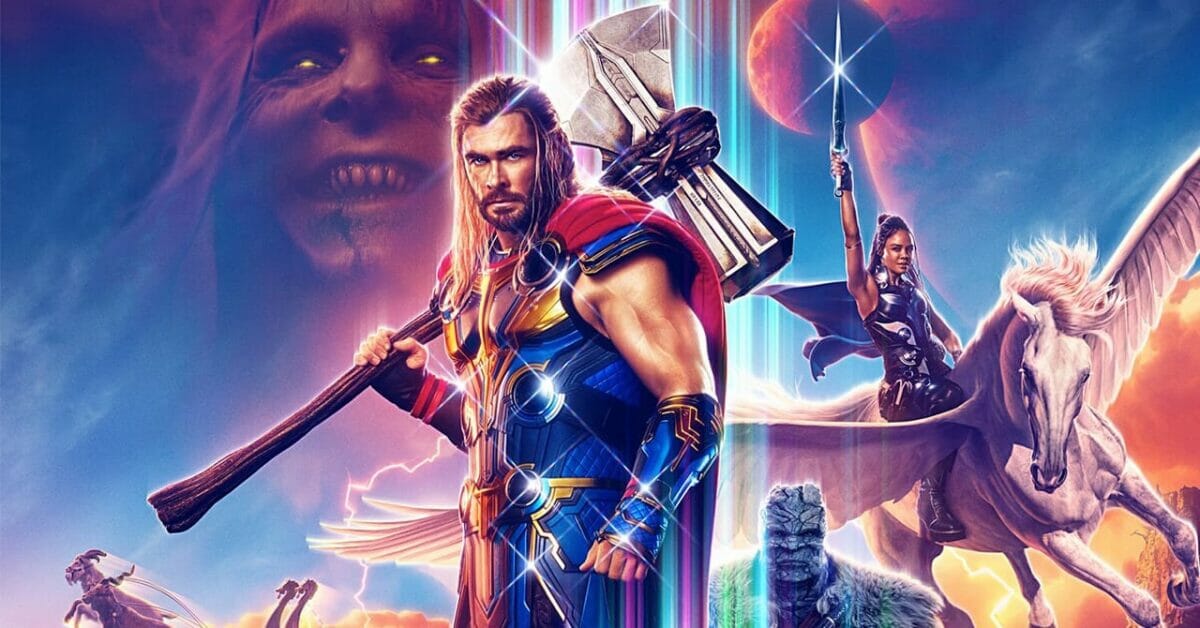 Chris Hemsworth como Thor em Amor e Trovão