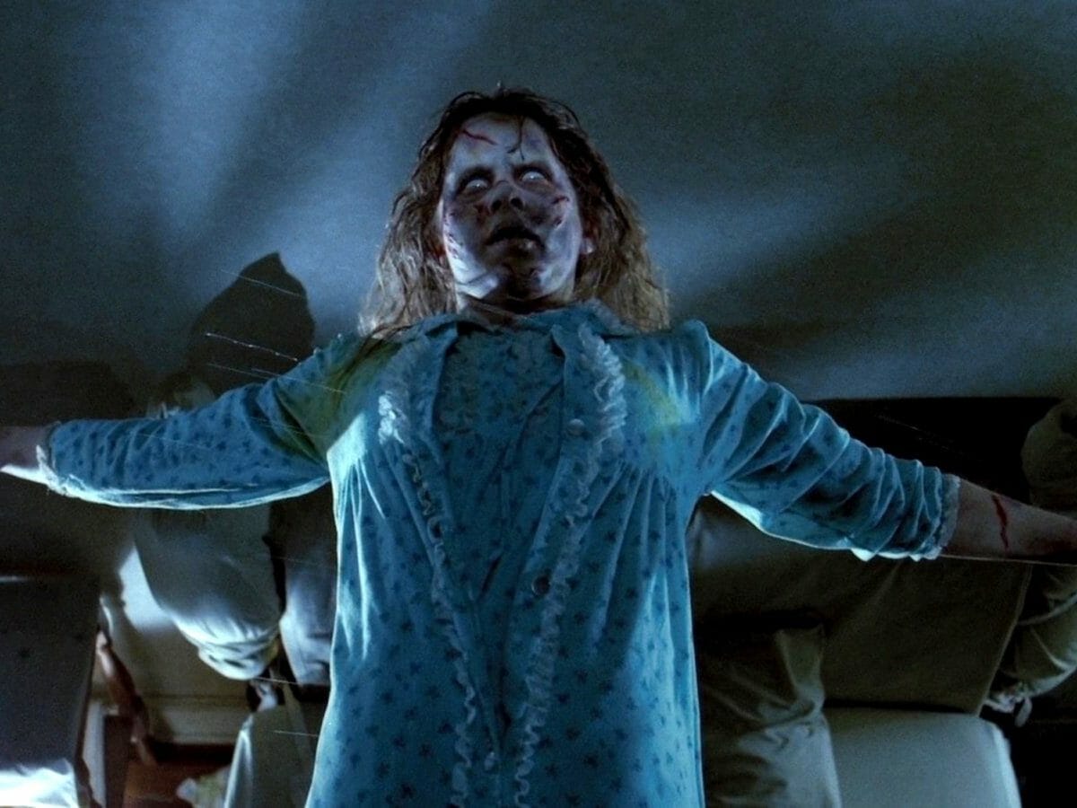 Linda Blair em O Exorcista