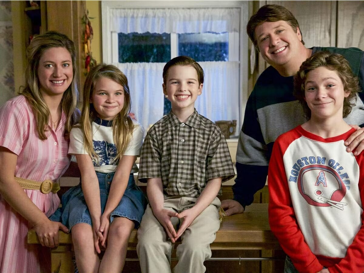A família Cooper em Young Sheldon