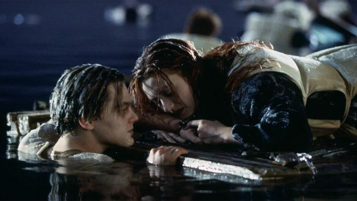 Jack e Rose em Titanic