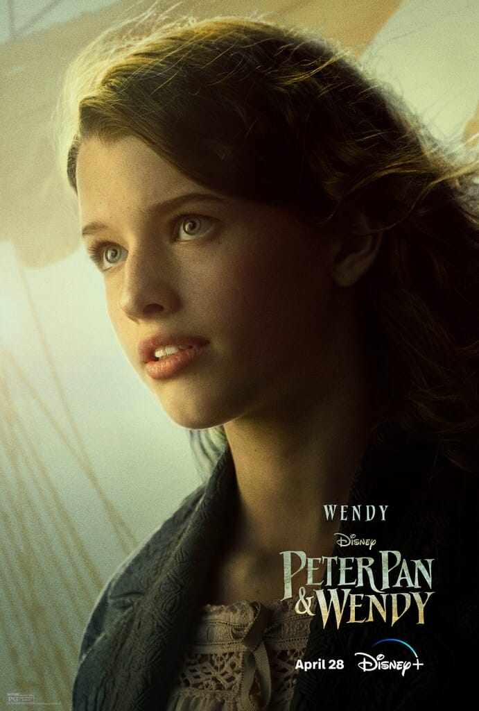 Wendy em cartaz de Peter Pan e Wendy