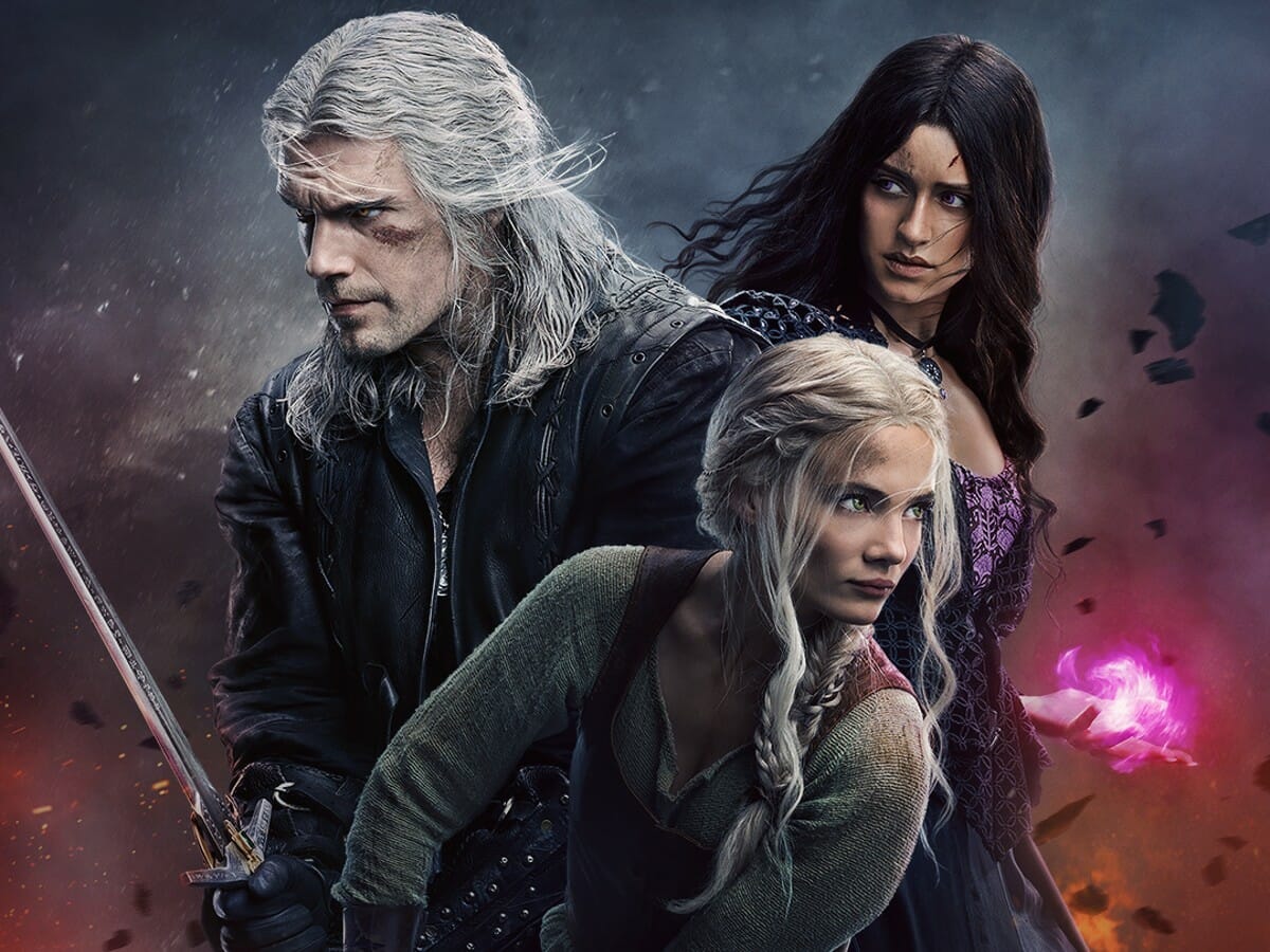 Geralt, Yennefer e Ciri na 3ª temporada de The Witcher