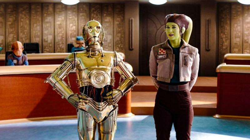 C-3PO e Hera Syndulla em Ahsoka