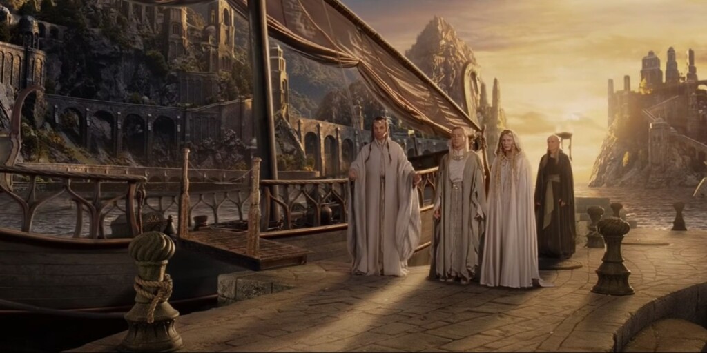 Elrond, Celeborn, Galadriel e Círdan