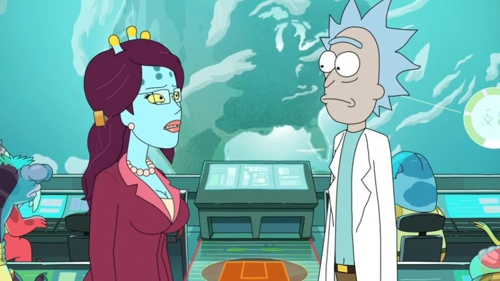 Unity e Rick em Rick and Morty
