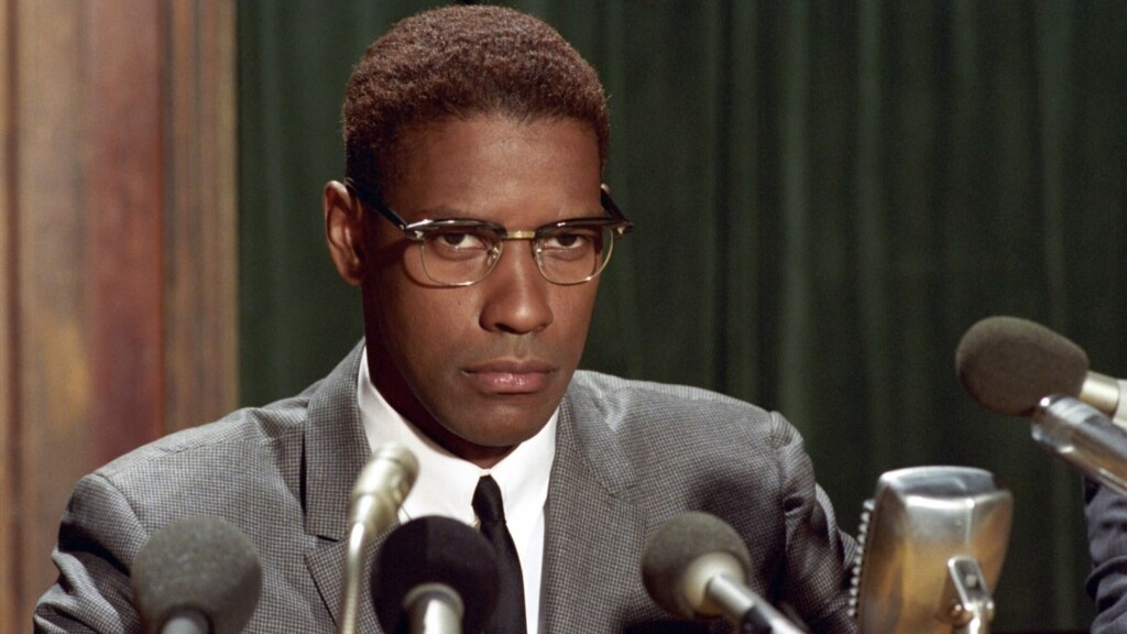 Denzel Washington como Malcolm X