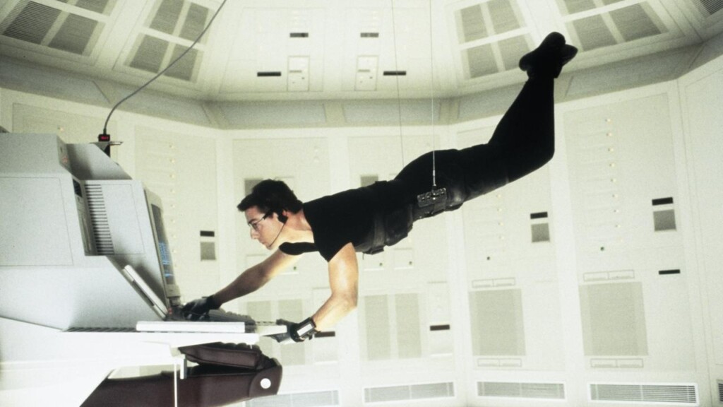 Tom Cruise no primeiro Missão Impossível