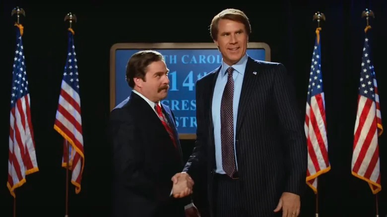 Will Ferrell e Zach Galifianakis em Os Candidatos