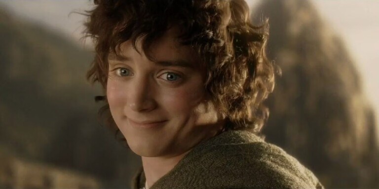 Frodo no final de O Retorno do Rei