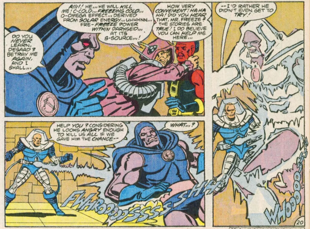 Sr. Frio congela Darkseid