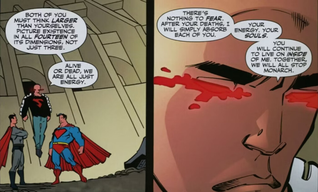 Versões do Superman se confrontam