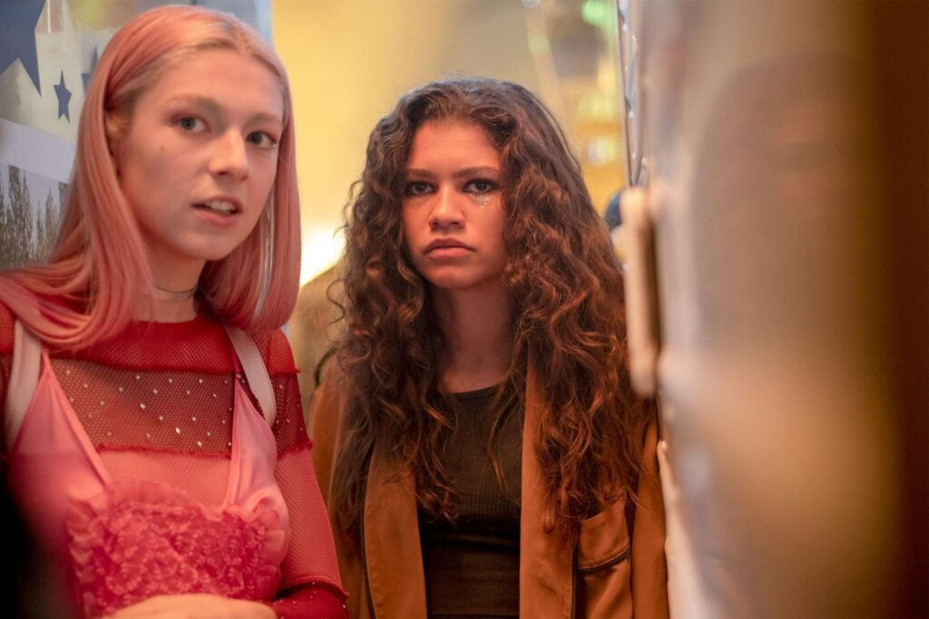 Hunter Schafer e Zendaya em Euphoria