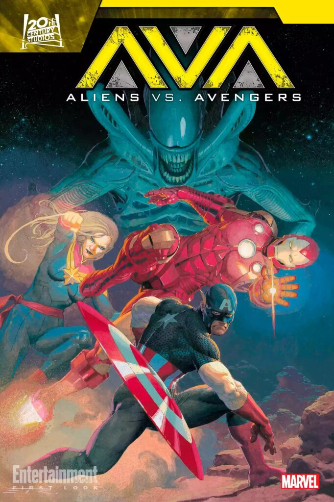 Capa de Aliens vs Avengers