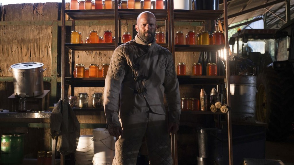 Jason Statham em Beekeeper - Rede de Vingança
