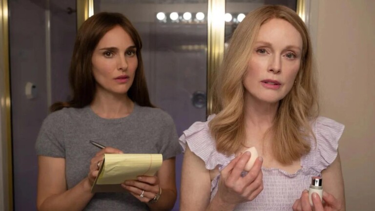Natalie Portman e Julianne Moore em Segredos de um Escândalo