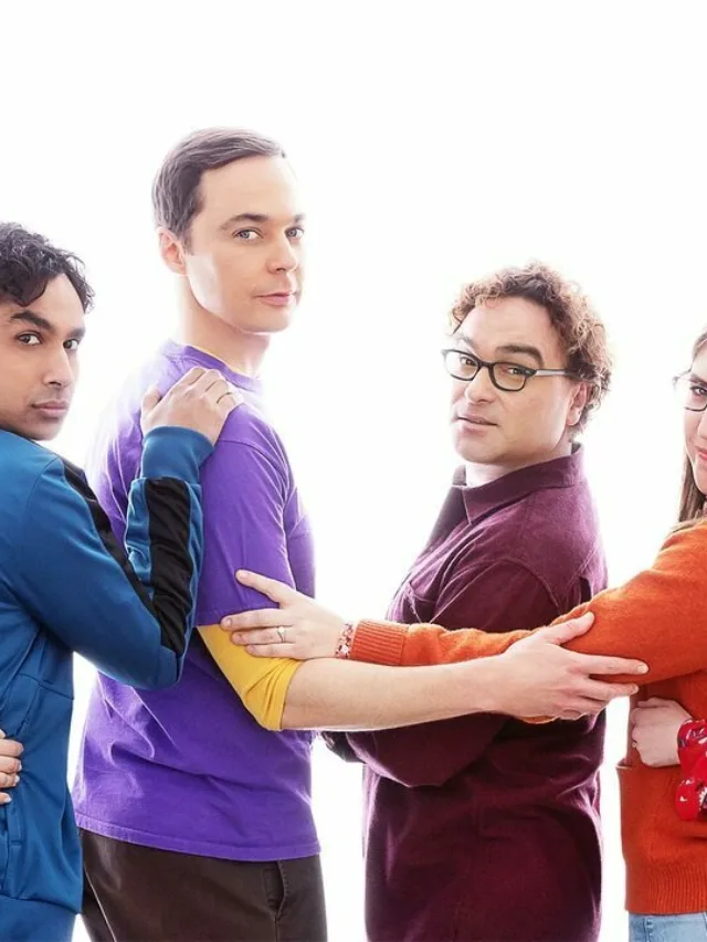 O elenco principal de The Big Bang Theory