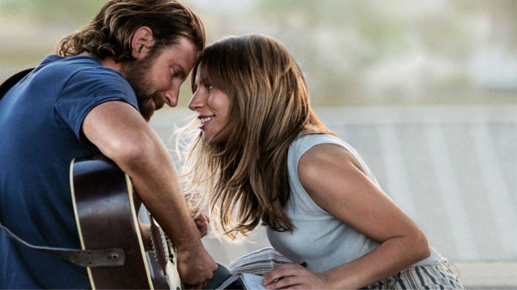 Bradley Cooper e Lady Gaga em Nasce uma Estrela