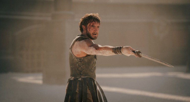 Lucius em Gladiador 2 Lucius em Gladiador 2
