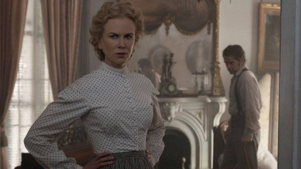 Nicole Kidman e Colin Farrell em O Estranho que Nós Amamos da Netflix