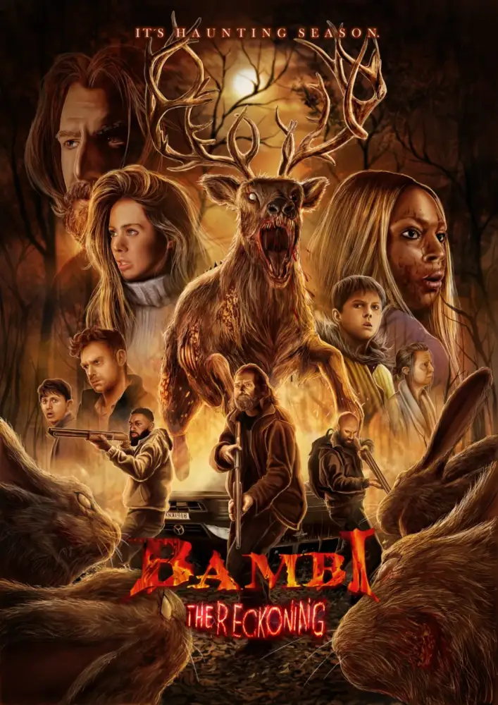 Pôster de filme de terror mostra Bambi assassino - Observatório do Cinema