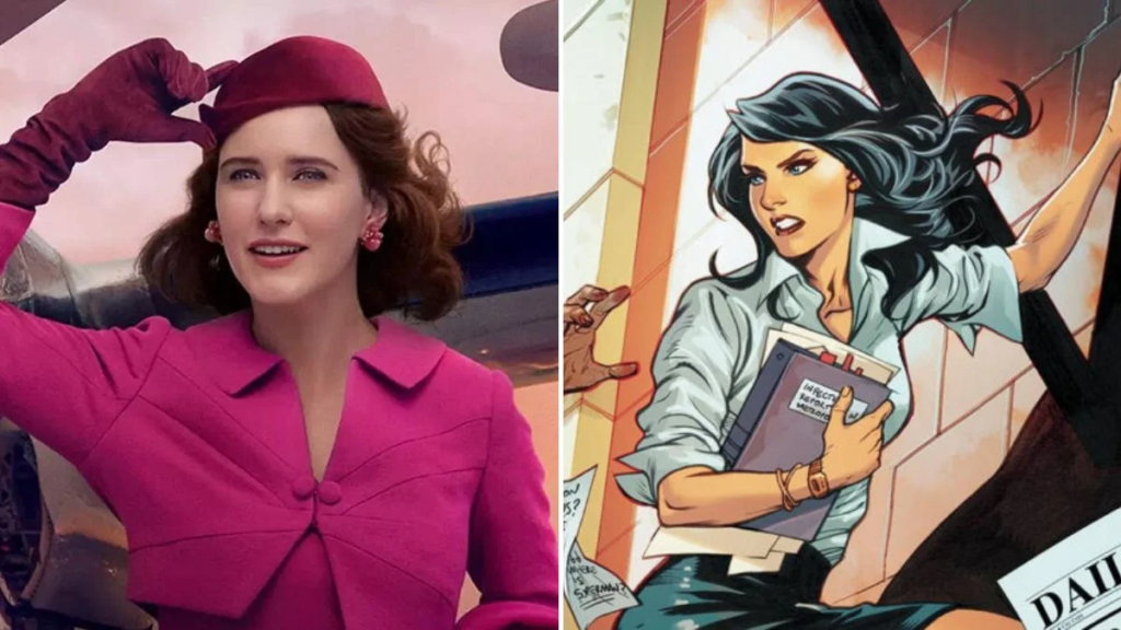 Rachel Brosnahan e Lois Lane