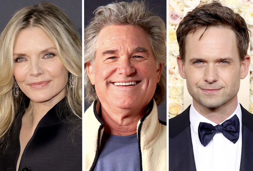 Michelle Pfeiffer, Kurt Russell e Patrick J. Adams