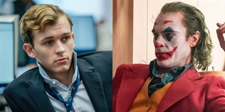 Harry Lawtey e Coringa de Joaquin Phoenix