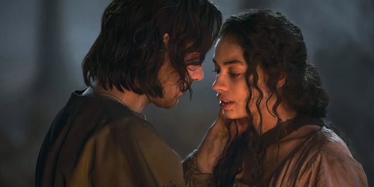 Estrid e Isildur em Os Anéis de Poder