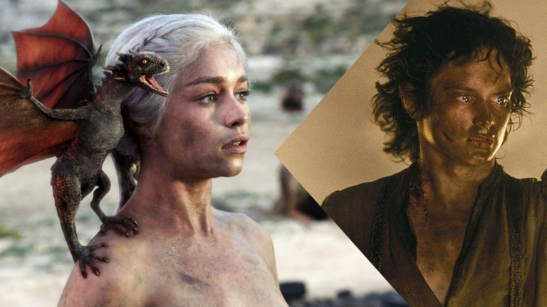 Daenerys em Game of Thrones e Frodo em O Senhor dos Anéis