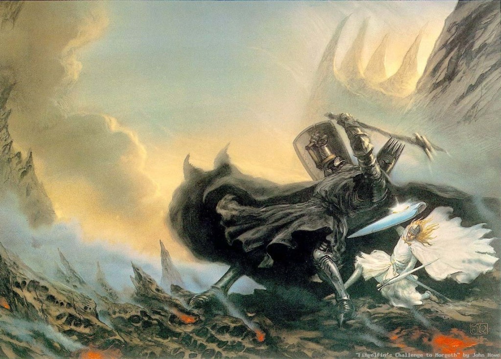 Morgoth vs Fingolfin, cena de O Silmarillion