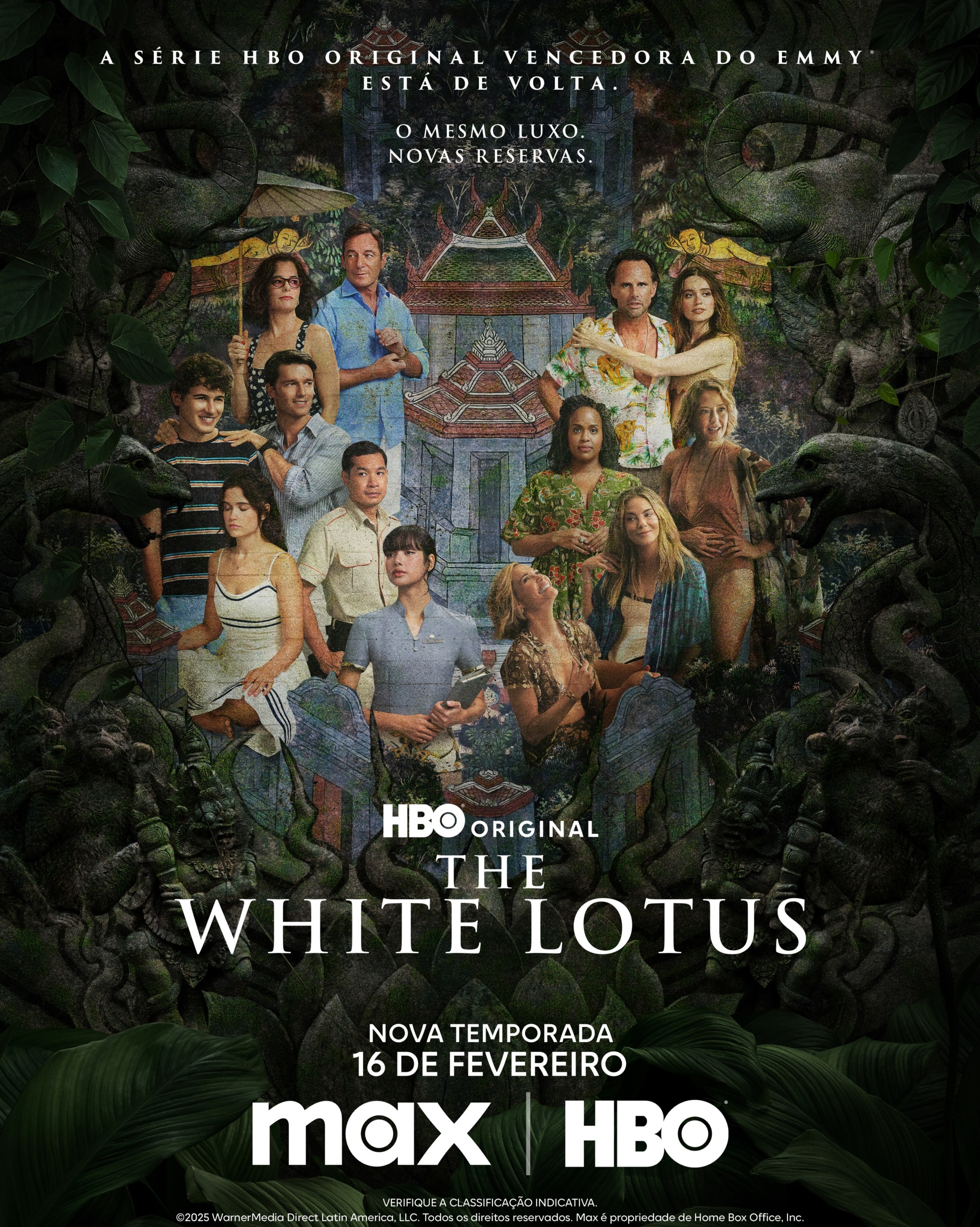 The White Lotus ganha pôster inédito com protagonistas reunidos