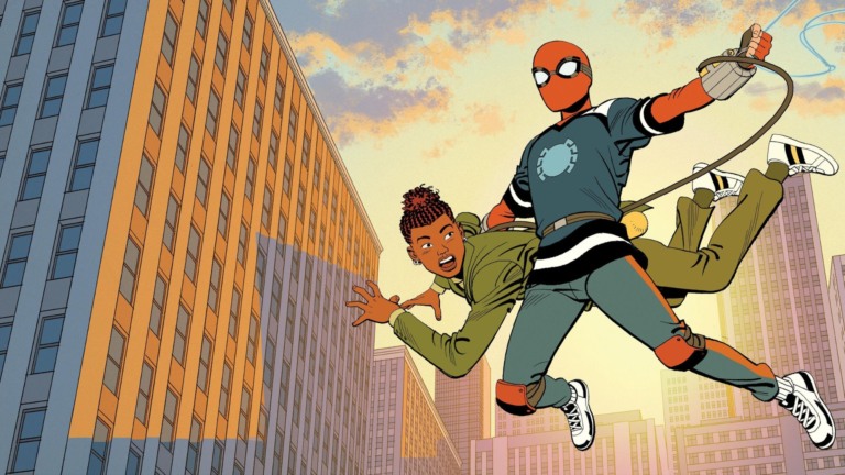 Homem-Aranha e Harry Osborn em Seu Amigão da Vizinhança