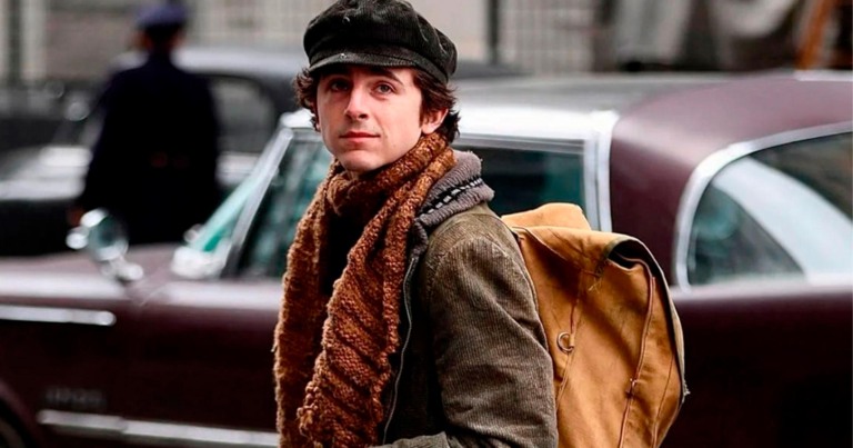 Timothée Chalamet em Um Completo Desconhecido