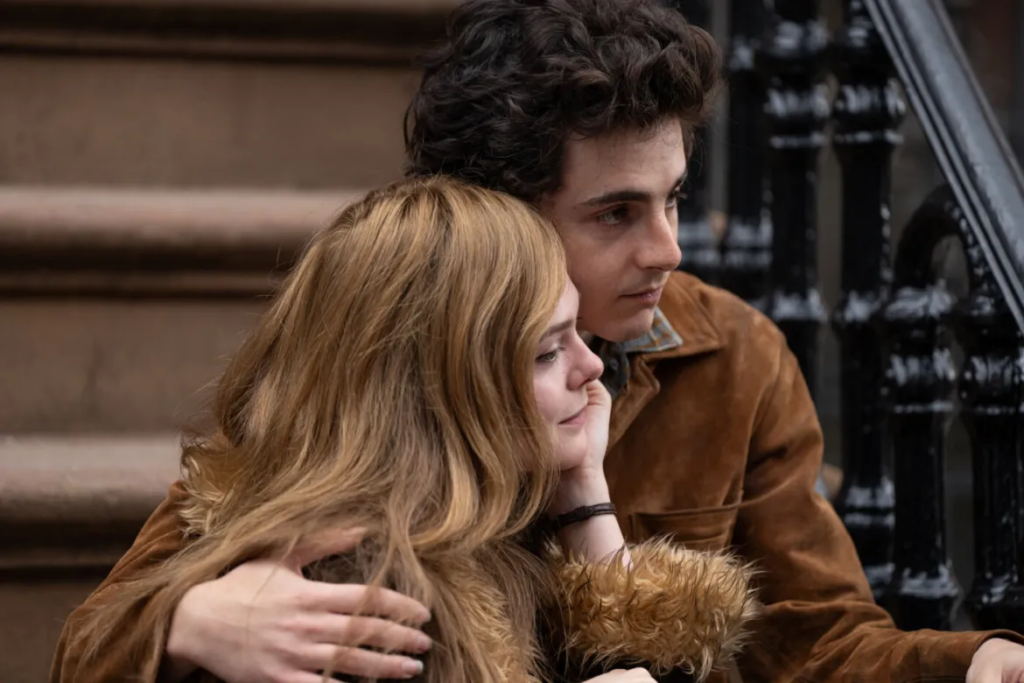 Timothée Chalamet e Elle Fanning