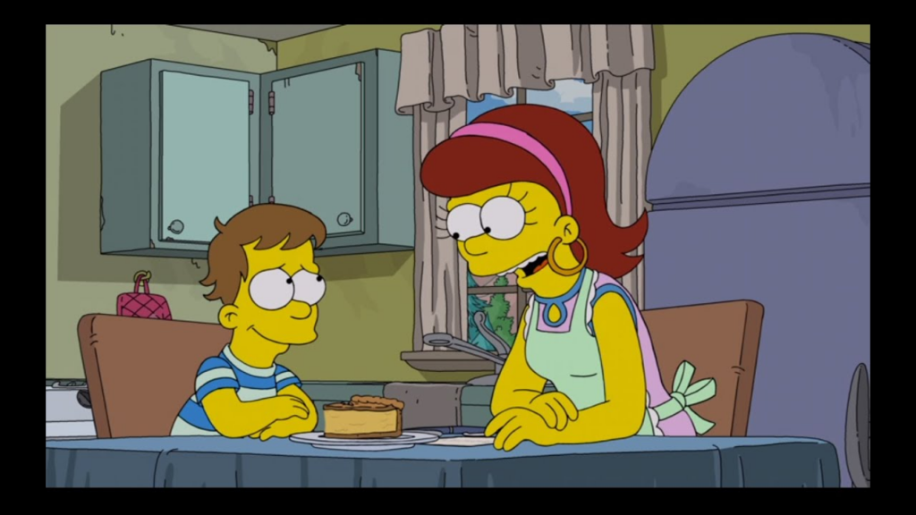 Mona Simpson e Homer