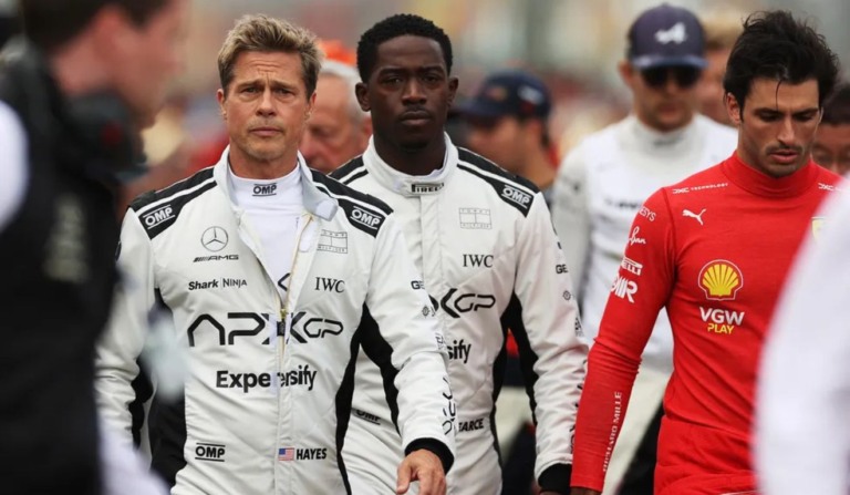 Brad Pitt no filme F1