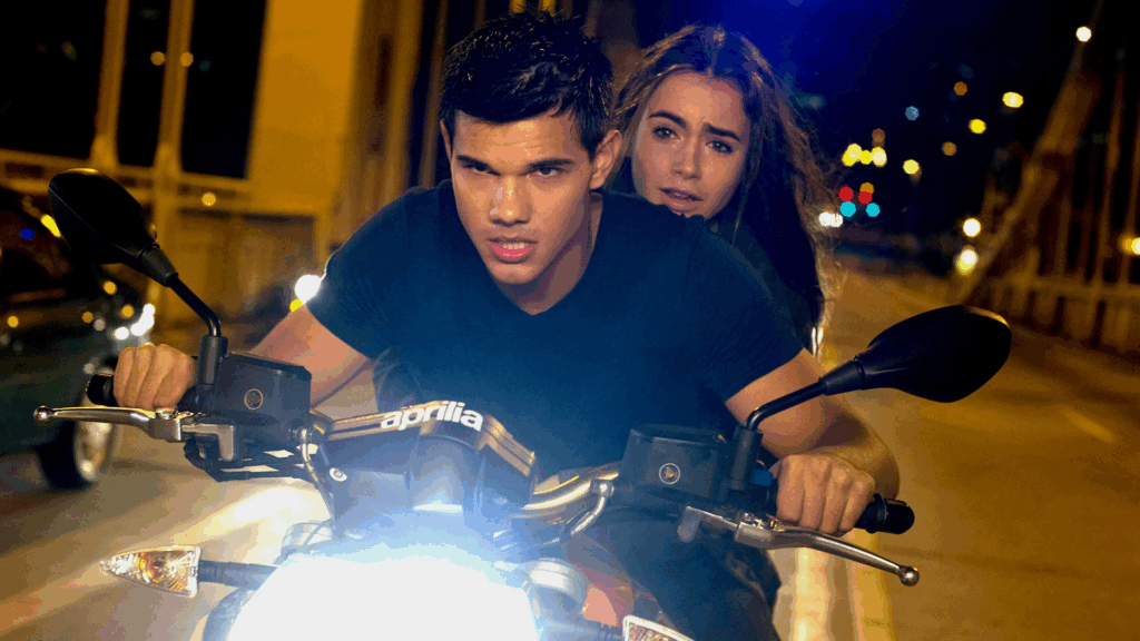 Taylor Lautner no filme Sem Saida