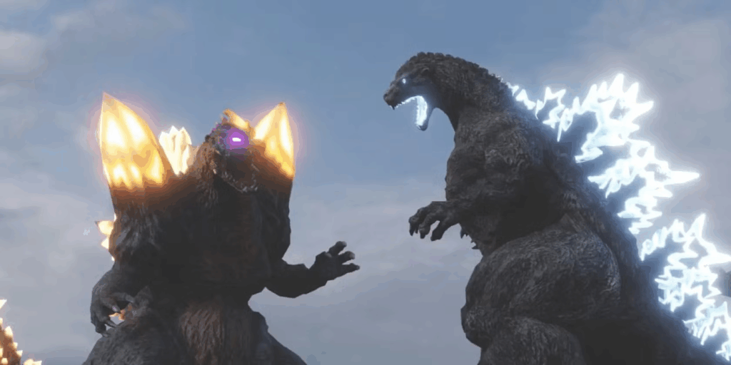 SpaceGodzilla vs Godzilla