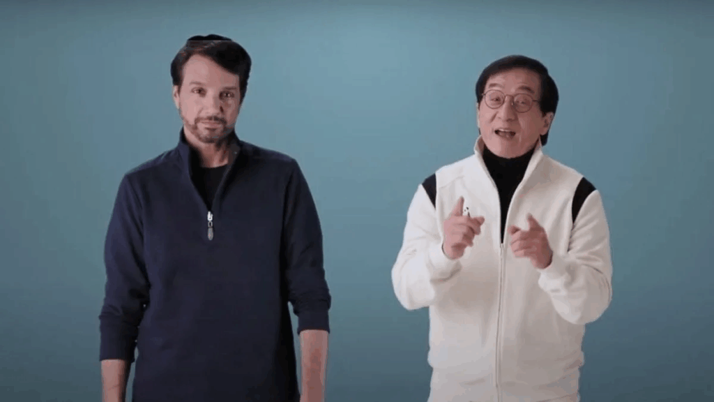 Jackie Chan e Ralph Macchio