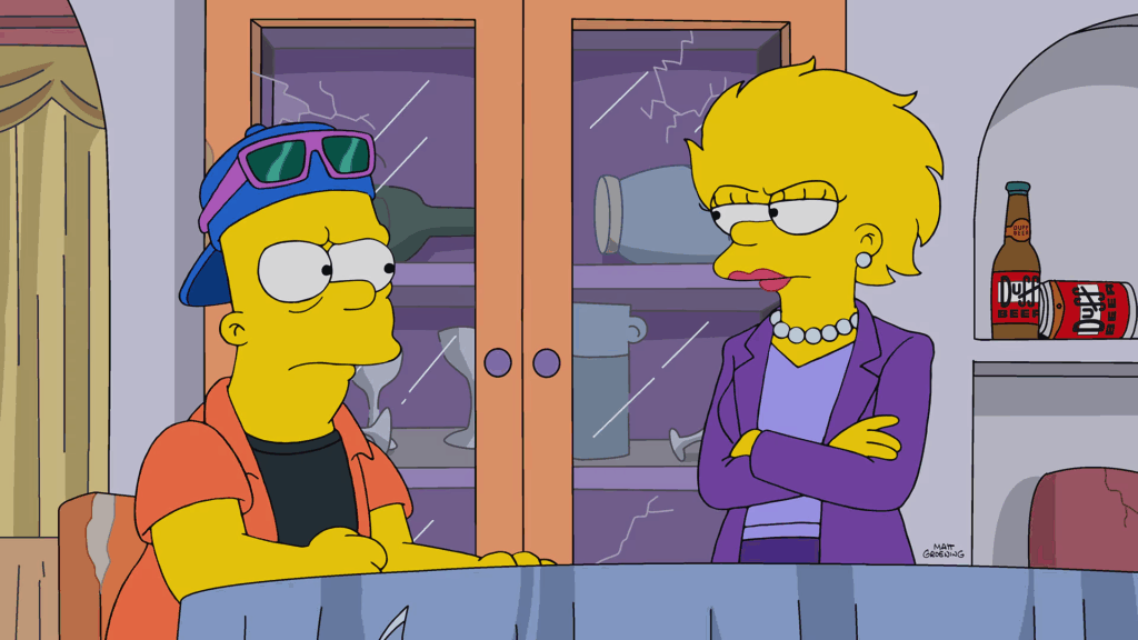 Lisa e Bart no futuro 