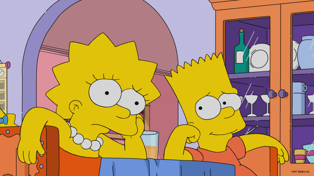 Os Simpsons mostram fim trágico e hilário de Bart e Lisa