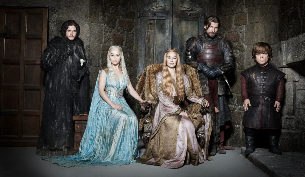 Parte do elenco de Game of Thrones