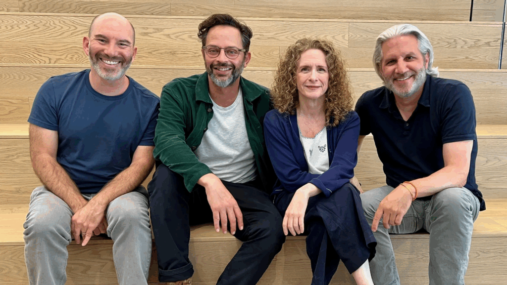 Nick Kroll, Andrew Goldberg, Mark Levin e Jennifer Flackett
